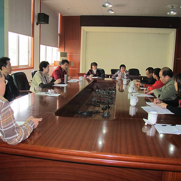 图为调研座谈会会场